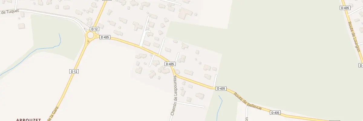 Plan du 223 Rte de Bellevue à Saint-Geours-de-Maremne