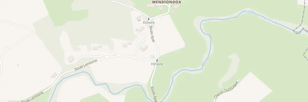 Plan du 655 Rte Apat à Ispoure