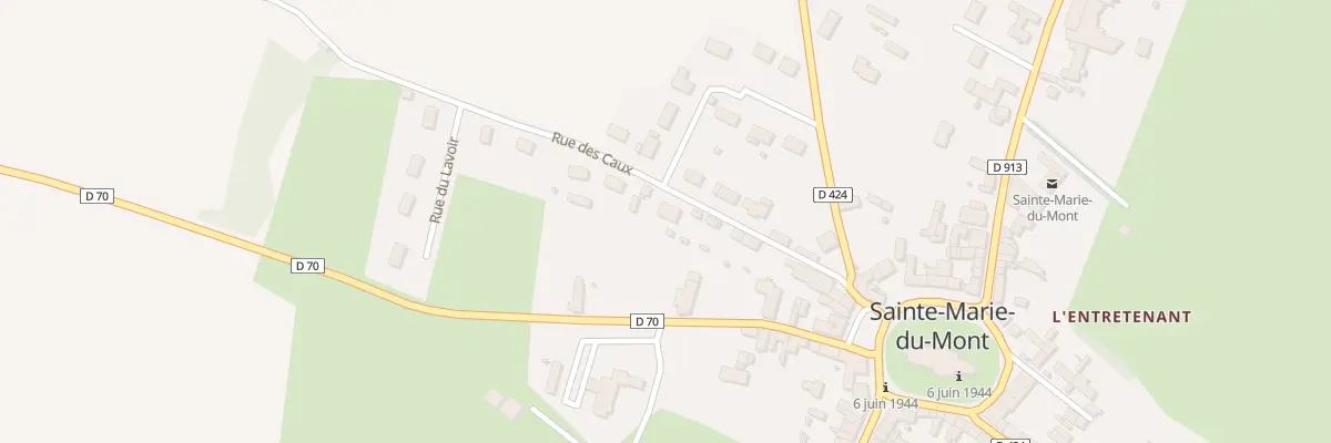 Plan du 11 Rue des Caux à Sainte-Marie-du-Mont
