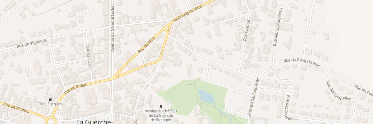 Plan du 4 Rue Clémenceau à La Guerche-de-Bretagne