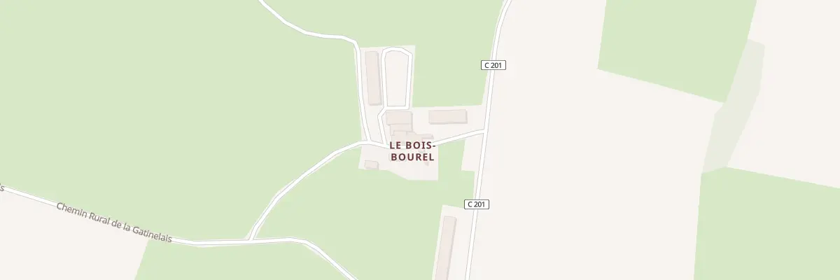 Plan du 5335 Le Bois Bourel à La Chapelle-Glain
