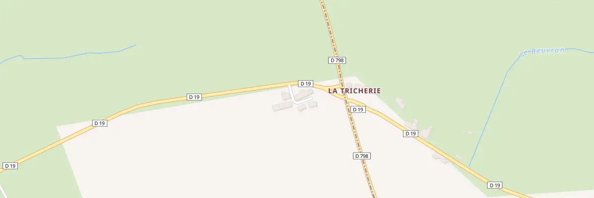 Plan du 26 La Tricherie au Châtellier