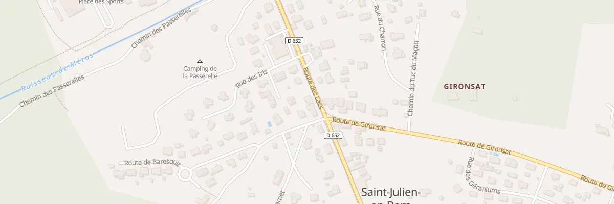 Plan du 615 Rte des Lacs à Saint-Julien-en-Born