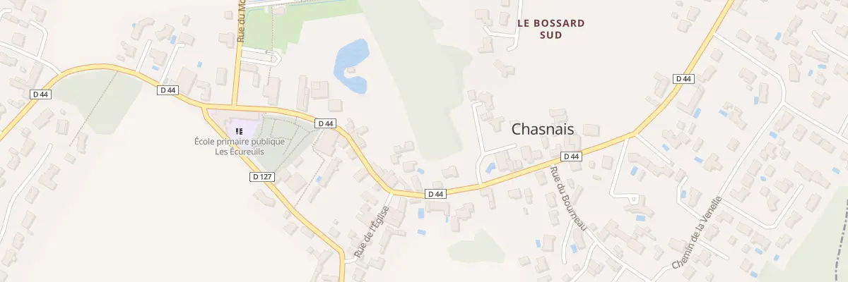 Plan du 33B Rue georges clemenceau à Chasnais