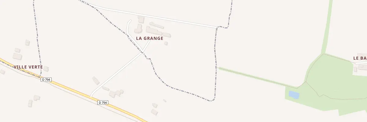 Plan du 5130 La Grange à Vitré