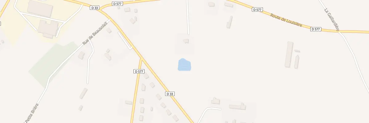 Plan du 6840 La Louisiere - Villedieu à Villedieu-les-Poêles-Rouffigny