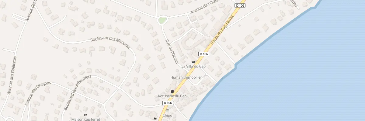 Plan du 3 Rue de l’Océan Piraillan à Lège-Cap-Ferret
