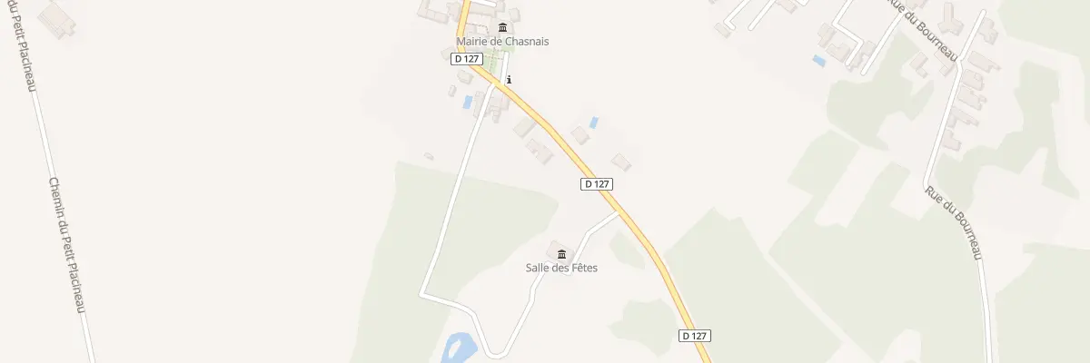 Plan du 5968F Rue de lattre de tassigny à Chasnais