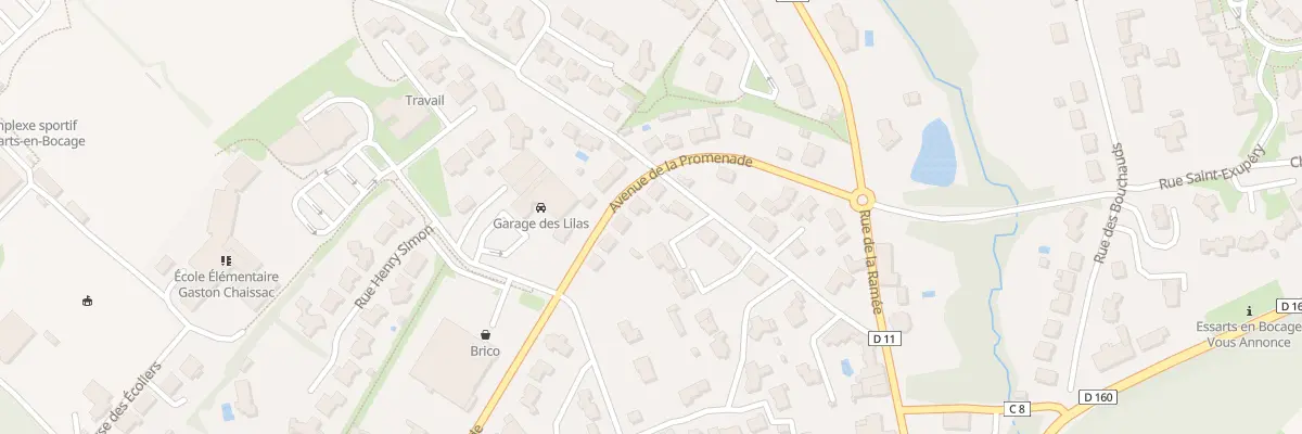 Plan du 32 Av de la Promenade à Essarts-en-Bocage