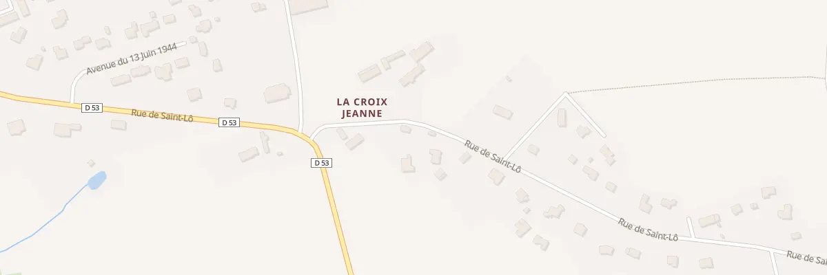 Plan du 26 Rue de Saint Lo à Marigny-Le-Lozon