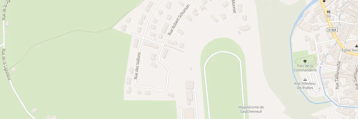 Plan du 20 Rue des Vallons - Villedieu à Villedieu-les-Poêles-Rouffigny