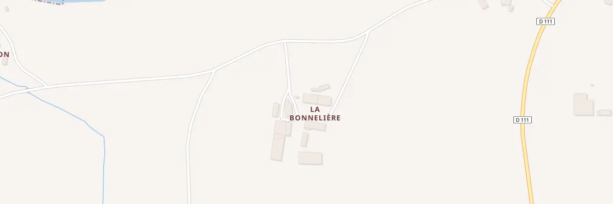 Plan du 3 La Bonneliere à Moutiers