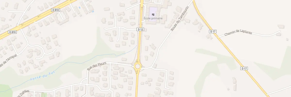 Plan du 13 Rue de la Gare à Saint-Geours-de-Maremne