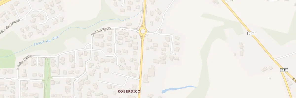 Plan du 17 Rue de la Gare à Saint-Geours-de-Maremne