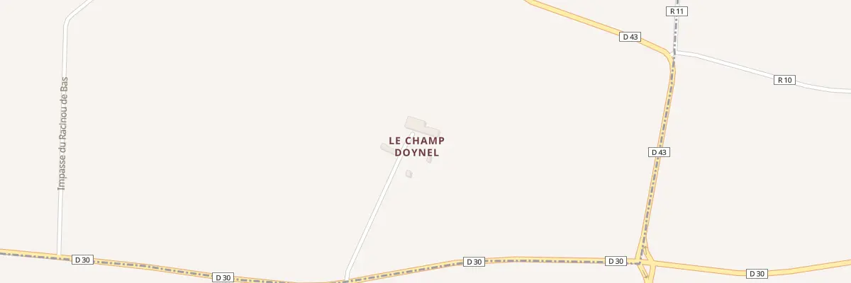 Plan du 2B Le Champ Doynel à Saint-Laurent-de-Terregatte
