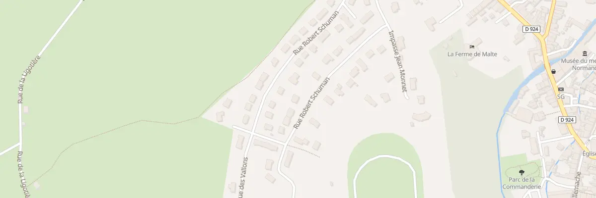 Plan du 39 Rue Robert Schuman - Villedieu à Villedieu-les-Poêles-Rouffigny