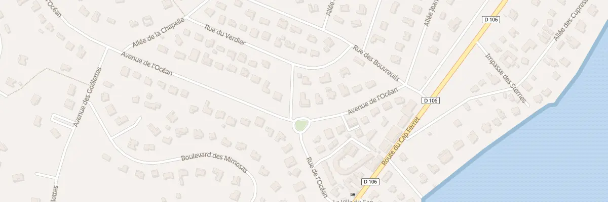 Plan du 11 Av de l’Océan Piraillan à Lège-Cap-Ferret