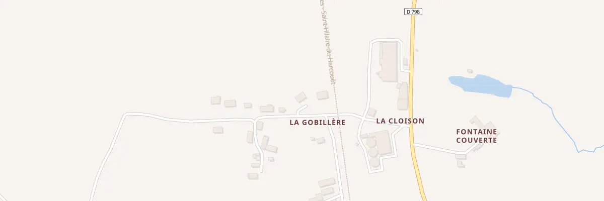 Plan du 4 La Gobillère au Châtellier