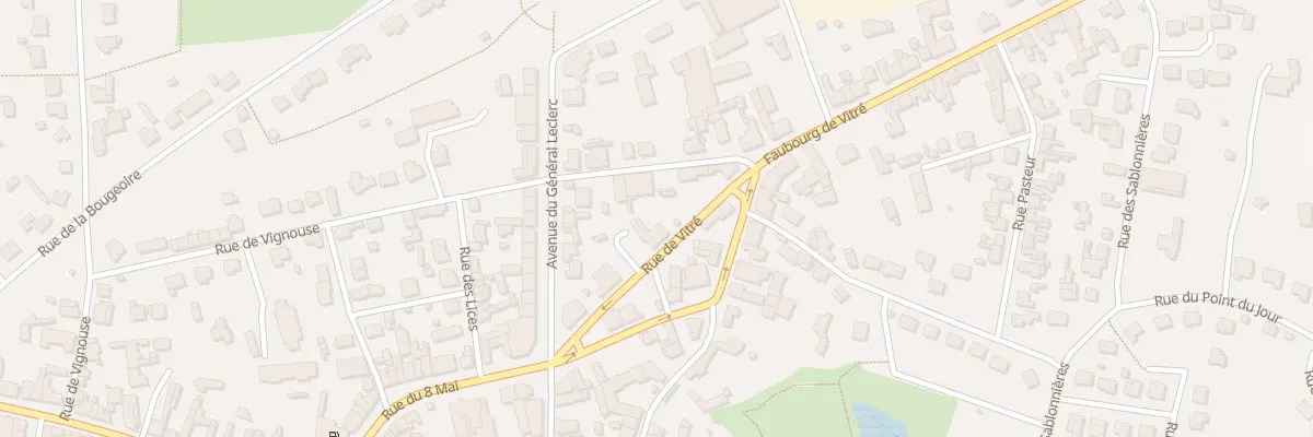 Plan du 9 Rue de Vitré à La Guerche-de-Bretagne
