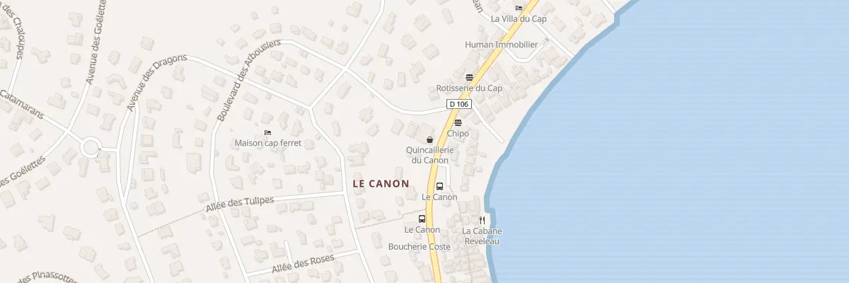 Plan du 165 Rte de Cap Ferret Canon à Lège-Cap-Ferret