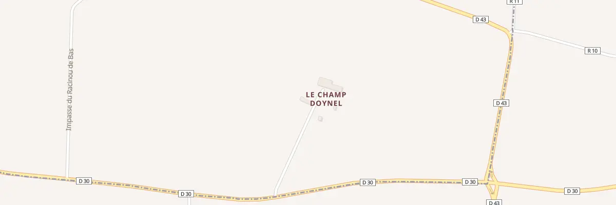 Plan du 1 Le Champ Doynel à Saint-Laurent-de-Terregatte