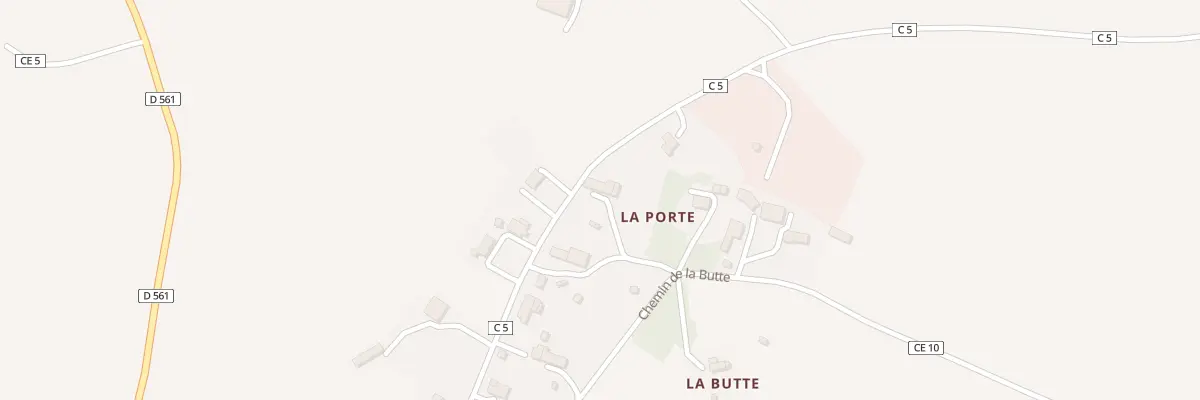 Plan du 8 La Porte à La Chaise-Baudouin