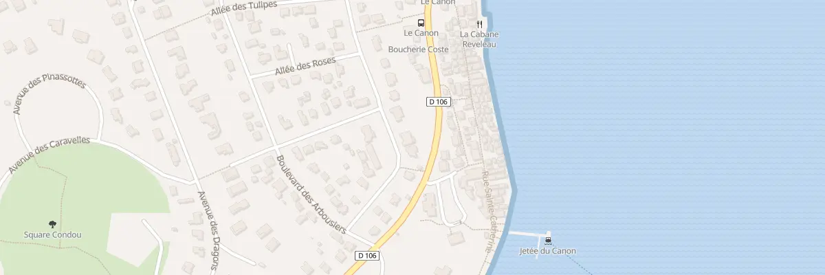 Plan du 7 Bd des Mimosas Canon à Lège-Cap-Ferret