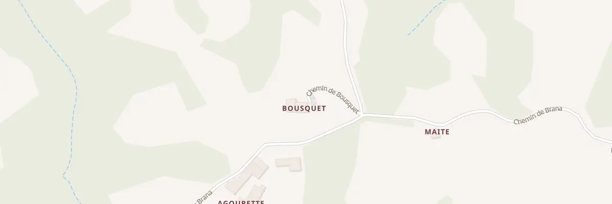 Plan du 111 Che de Bousquet à La Bastide-Clairence