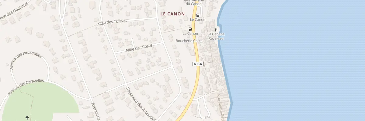Plan du 11 Bd des Mimosas Canon à Lège-Cap-Ferret