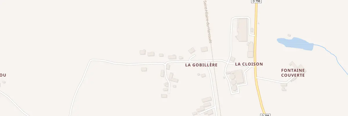 Plan du 6 La Gobillère au Châtellier