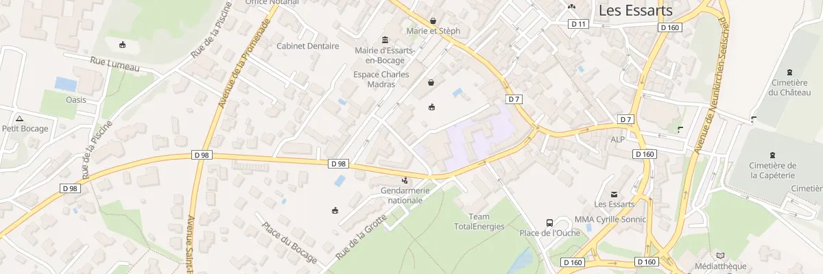 Plan du 8 Rue jules ferry à Essarts-en-Bocage