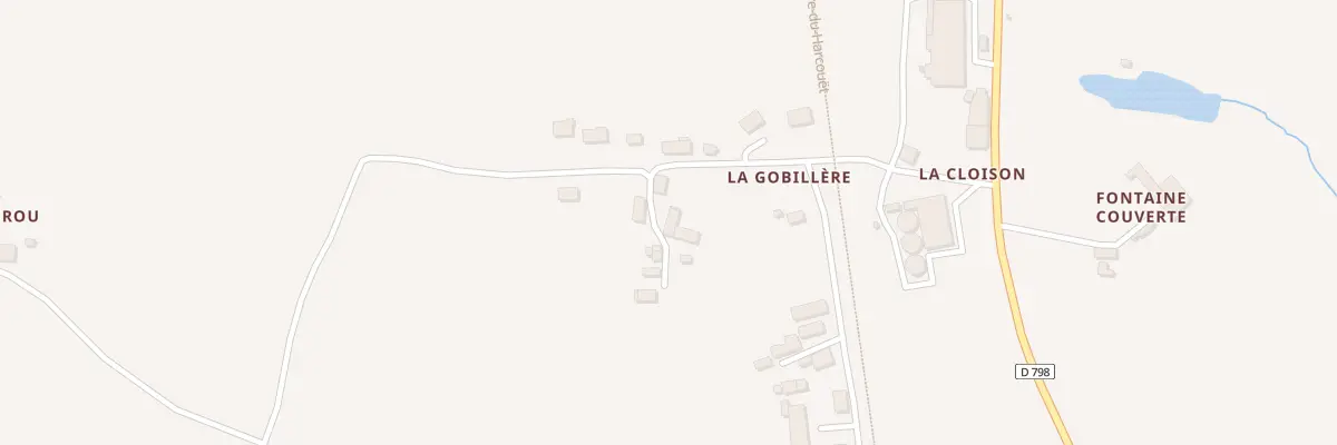 Plan du 7 La Gobillère au Châtellier