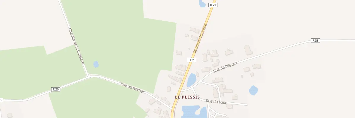 Plan du 58 Rte de Pannecé à Mésanger