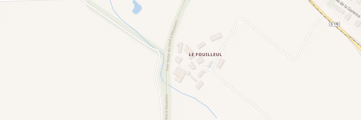 Plan du 8 Le Fouilleul à Pocé-les-Bois