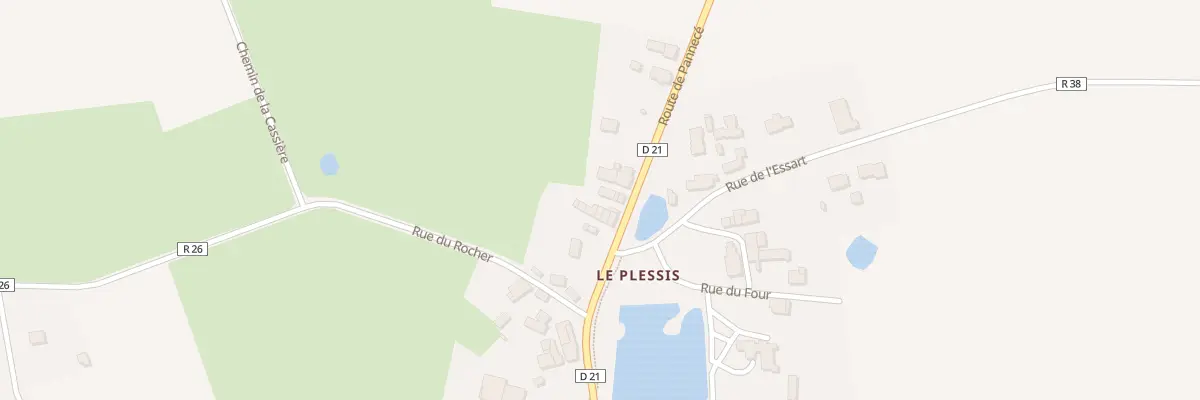 Plan du 48 Rte de Pannecé à Mésanger