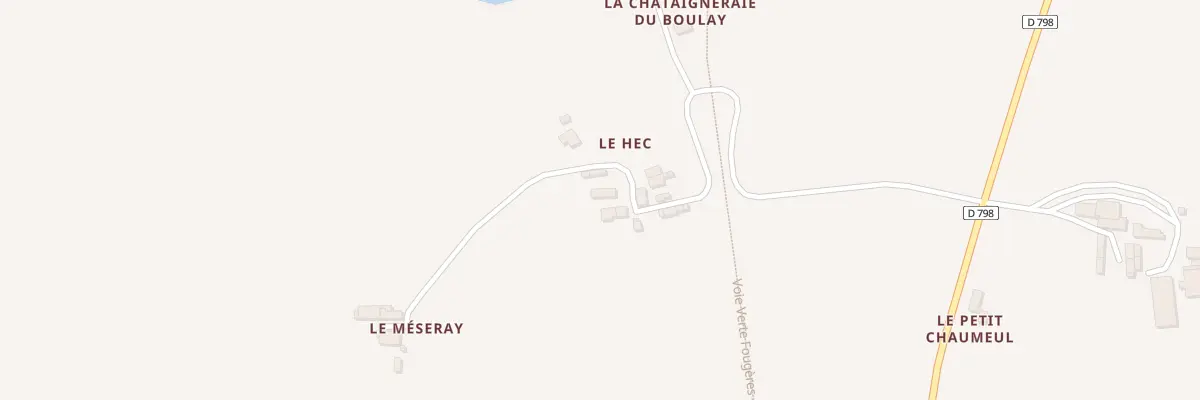 Plan du 5 Le Hec au Châtellier