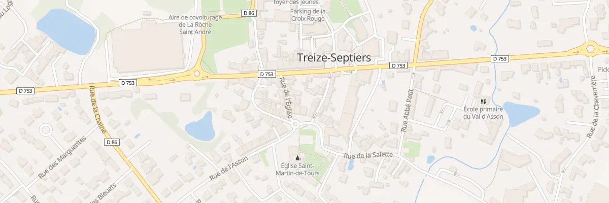 Plan du 7 Pl St Martin à Treize-Septiers