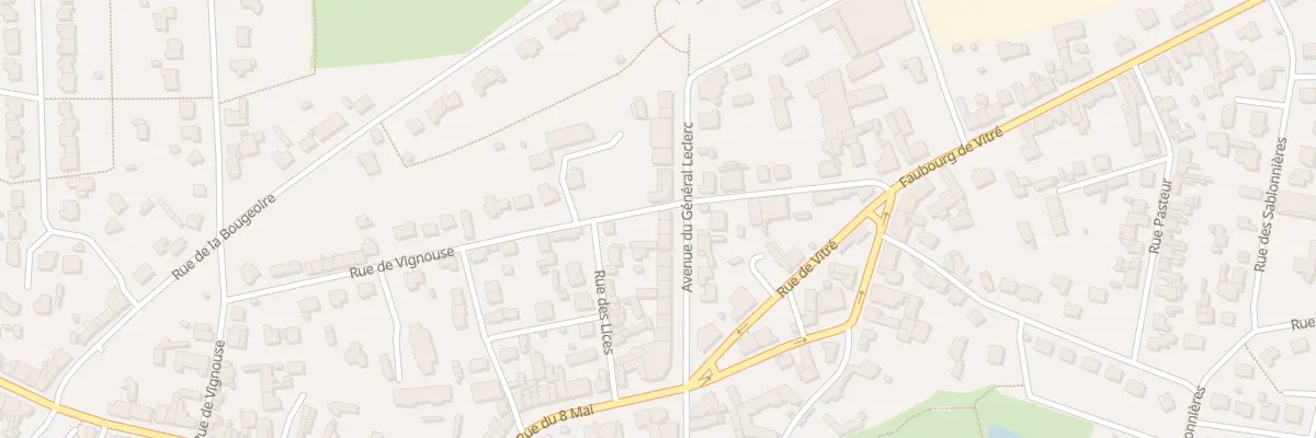 Plan du 1 Rue de Vignouse à La Guerche-de-Bretagne
