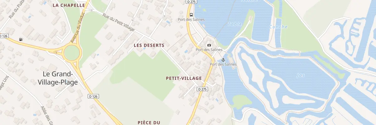 Plan du 23 Rue du Petit Village au Grand-Village-Plage