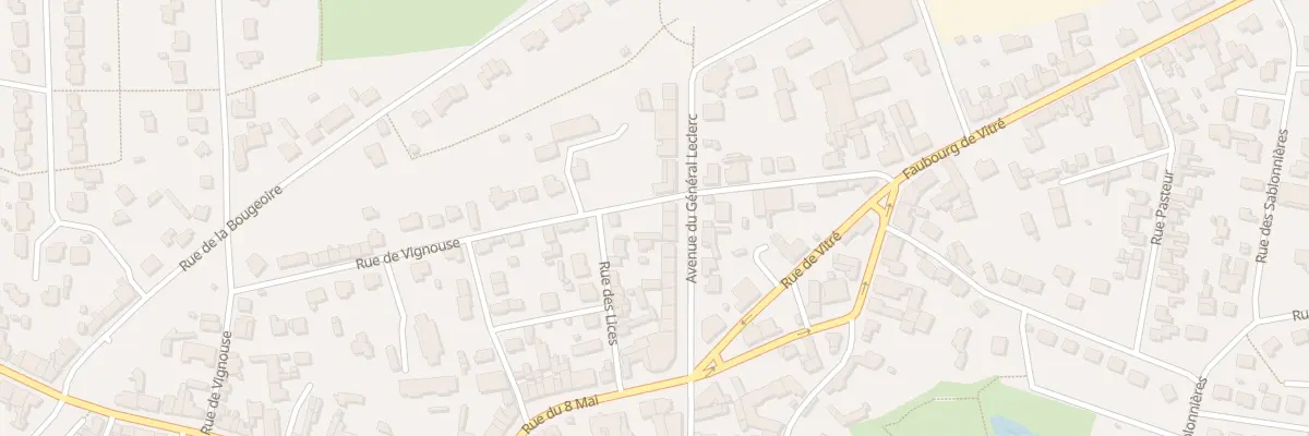 Plan du 19 Avenue du Général Leclerc à La Guerche-de-Bretagne