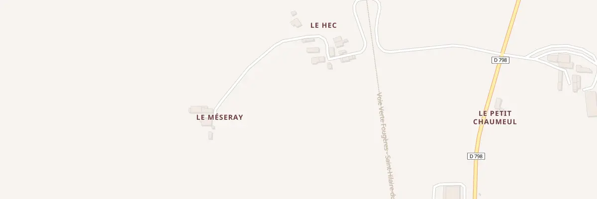 Plan du 5129 Le Hec au Châtellier