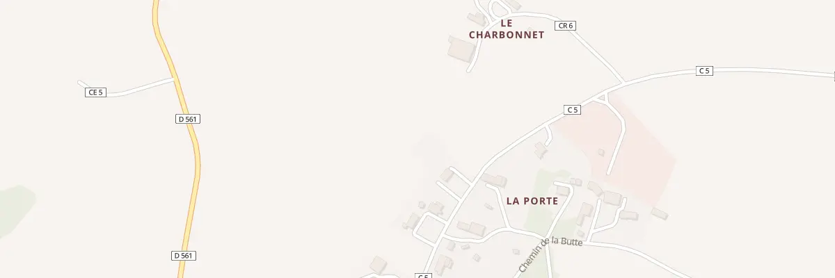 Plan du 7 La Porte à La Chaise-Baudouin