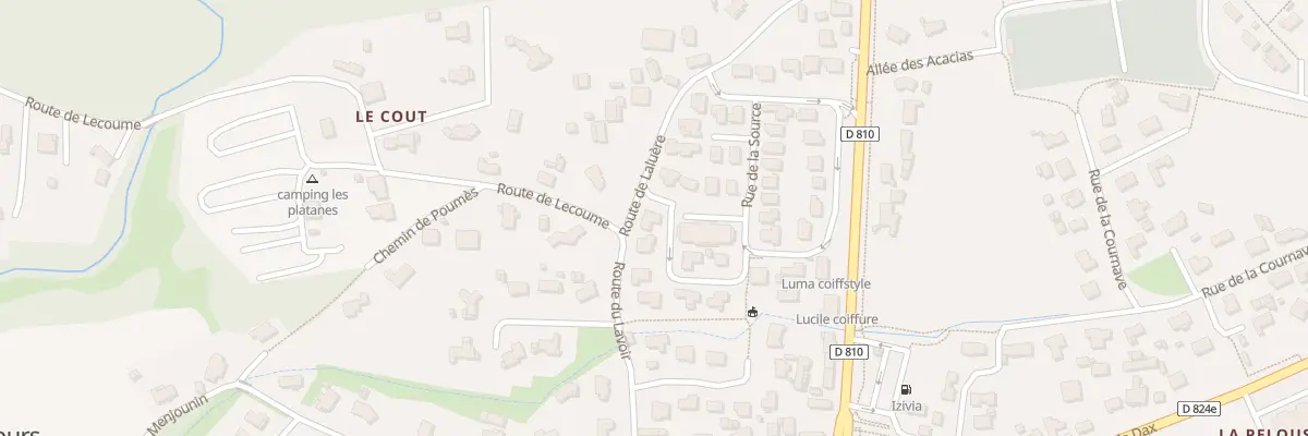 Plan du 2 Rue de l’Ayguette à Saint-Geours-de-Maremne