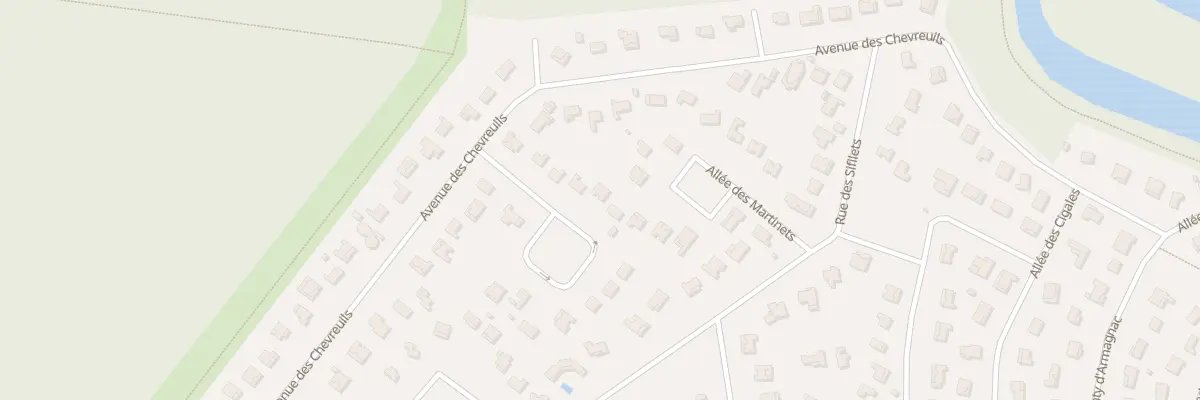 Plan du 12 Imp des Chevreuils à Lège-Cap-Ferret