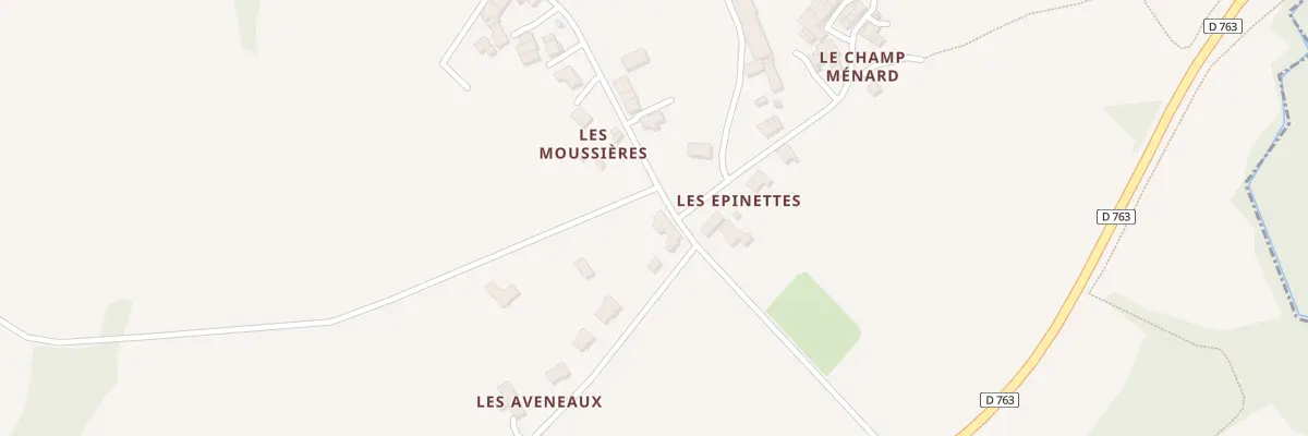 Plan du 5091 Les Epinettes à La Remaudière