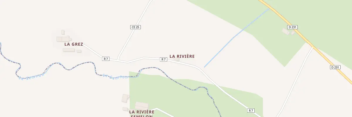 Plan du 290 Che de la Grez à Senonnes