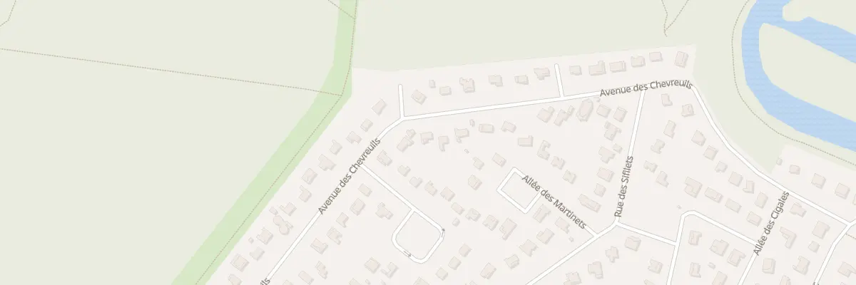 Plan du 39 Rue des Chevreuils Piraillan à Lège-Cap-Ferret