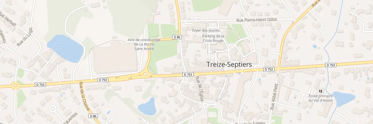 Plan du 6 Rue de la roche saint andré à Treize-Septiers