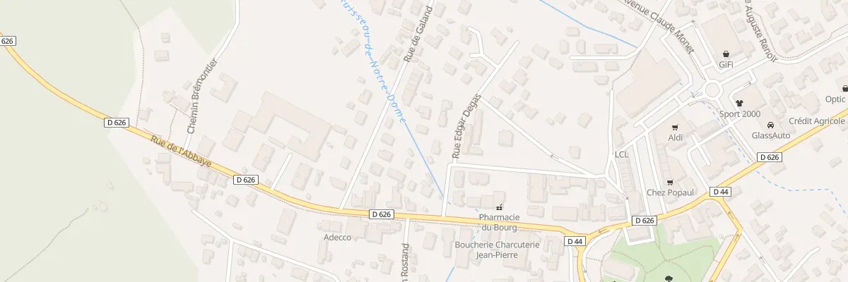 Plan du 14B Rue de Galand à Mimizan