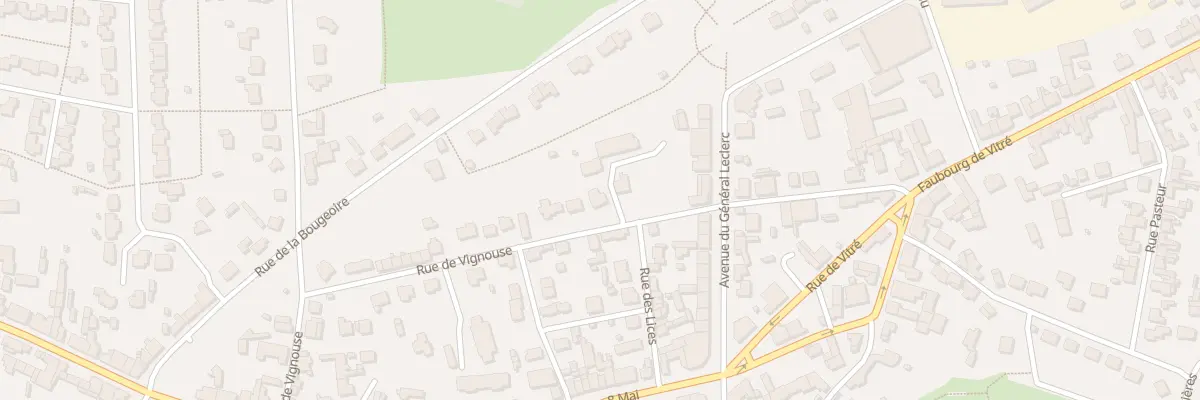 Plan du 8 Rue de Vignouse à La Guerche-de-Bretagne